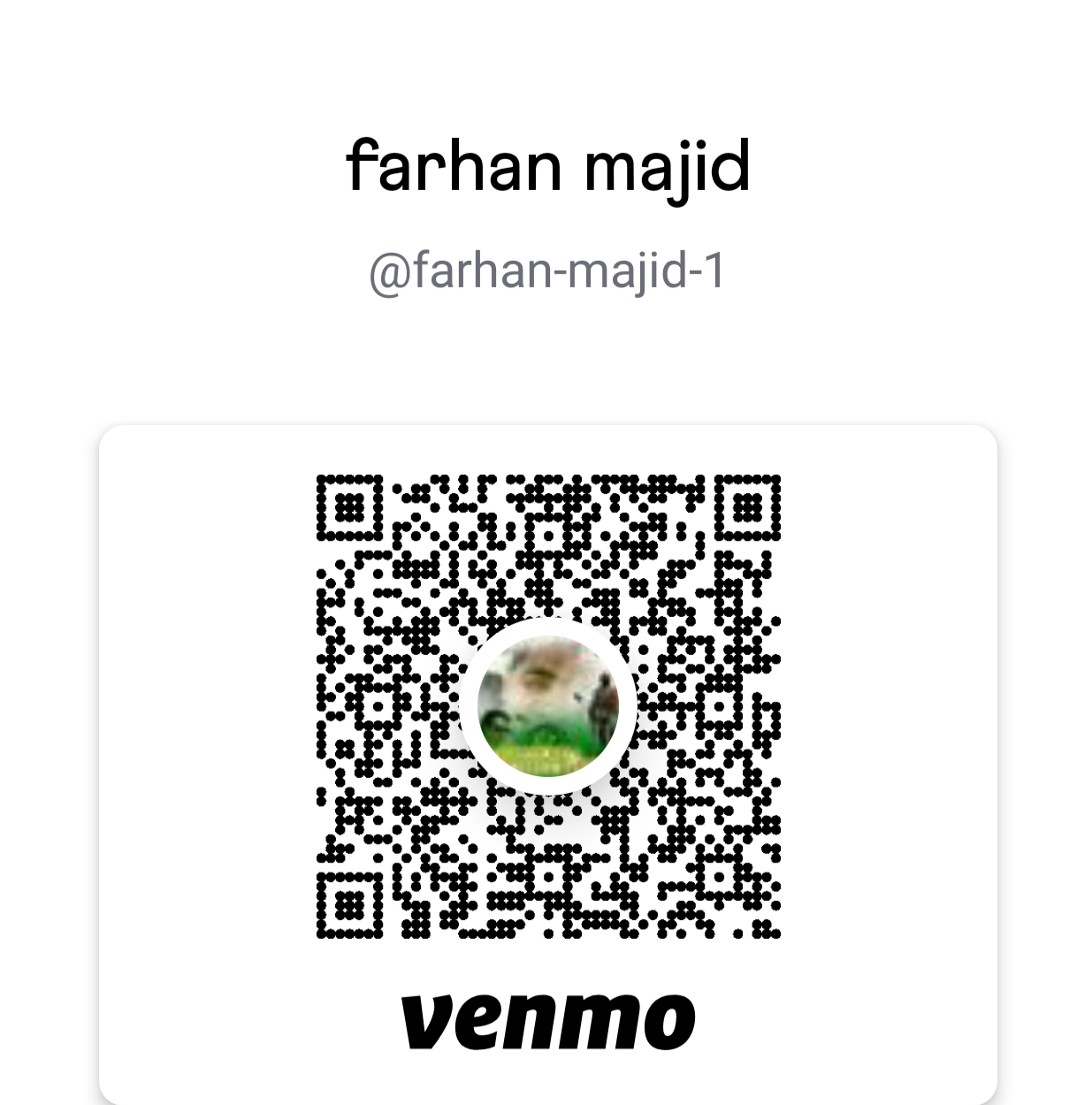 Venmo QR Code